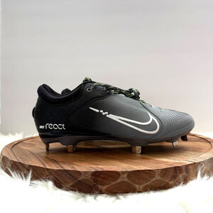 Nike Hyperdiamond 4 Elite Softball Cleats Women's Sz 8 Gray/Black CZ5917 001 New